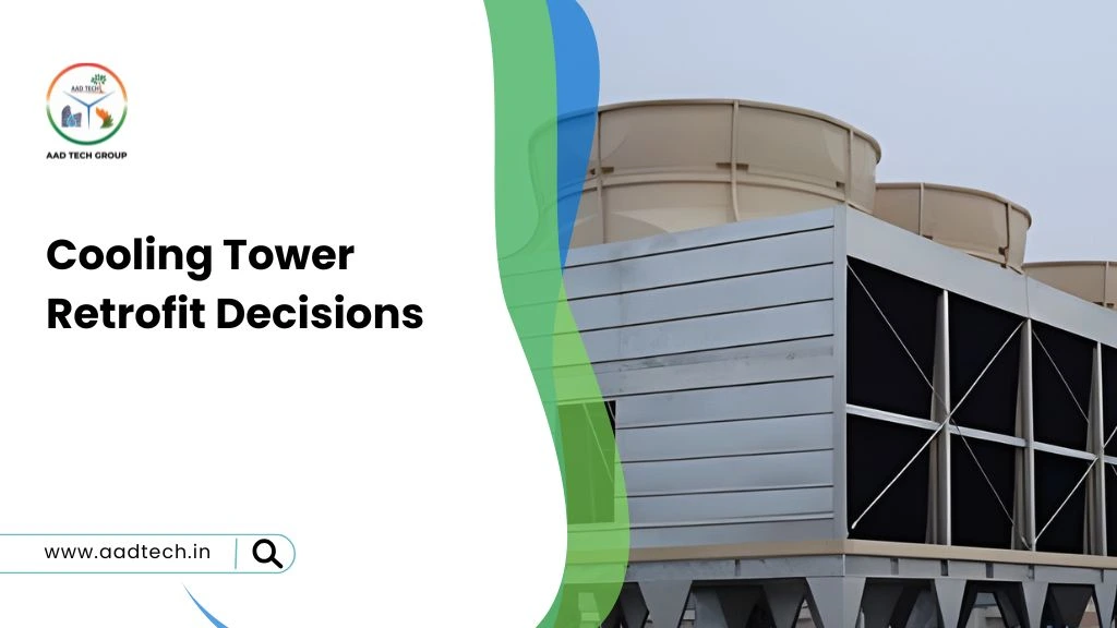 Cooling tower retrofit improving industrial cooling performance