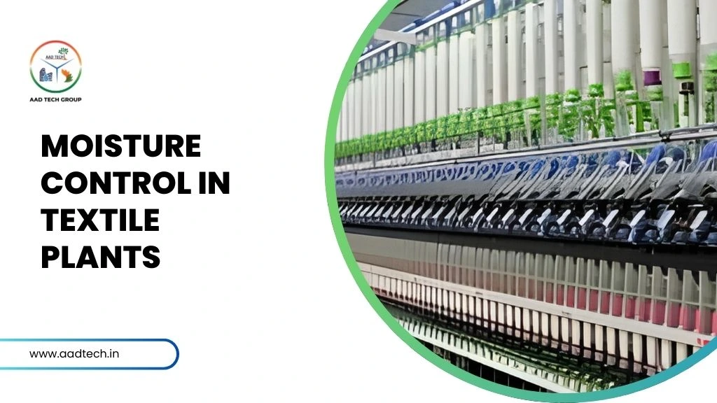 Moisture control in textile plants with EC fans