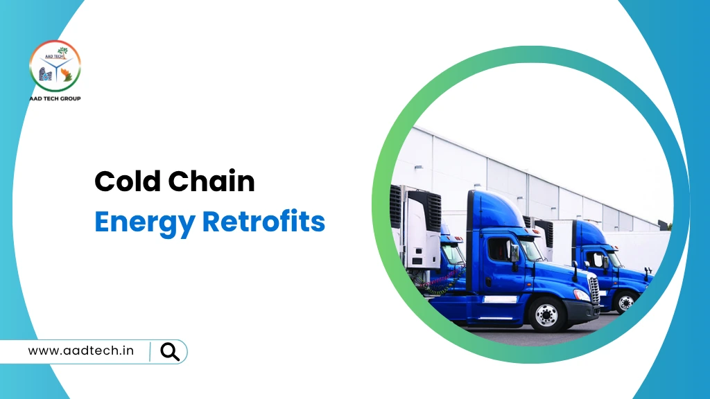 Refrigerated trucks used in cold chain logistics for energy efficient retrofits