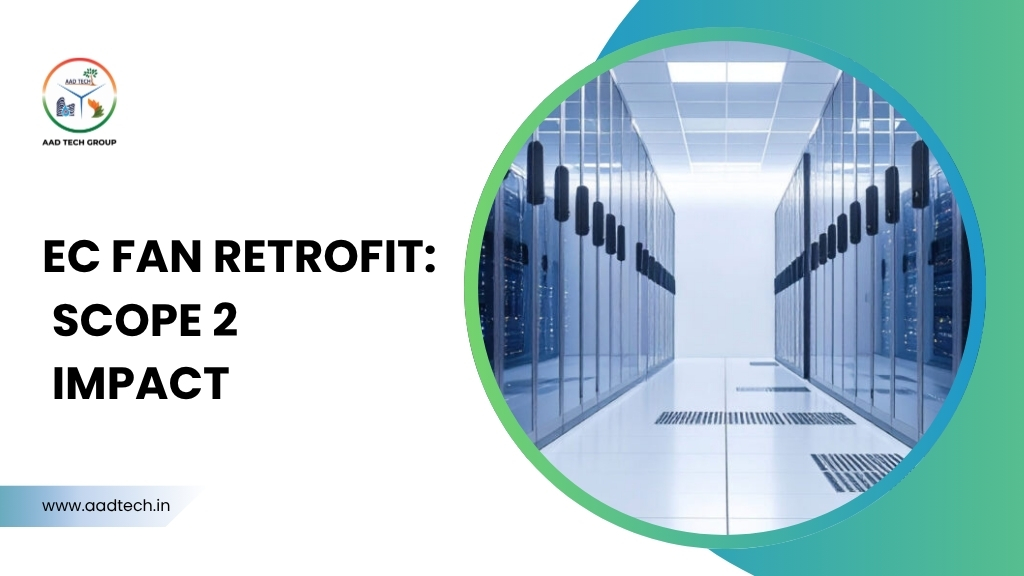 EC fan retrofit and Scope 2 impact in a data center
